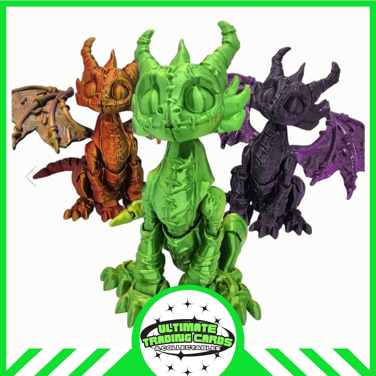 Dragon Stitched Style Flexi 3D Printed Model